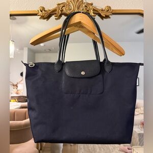 Longchamp Le Pliage Navy Nylon Tote Bag